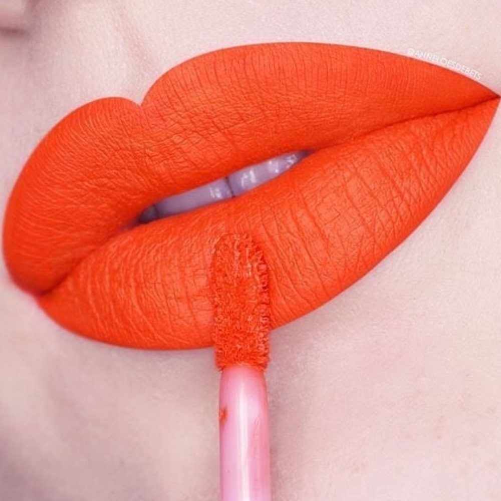 Lime Crime Psycho Matte Orange Lipstick